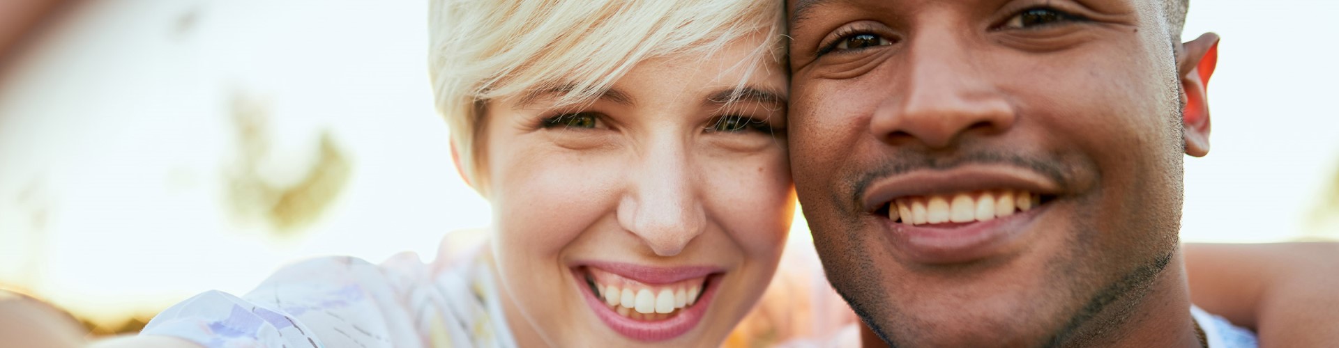 Friends smiling